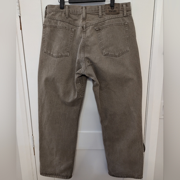 Wrangler Tan Straight Leg Jeans 36W × 30L - Picture 2 of 5